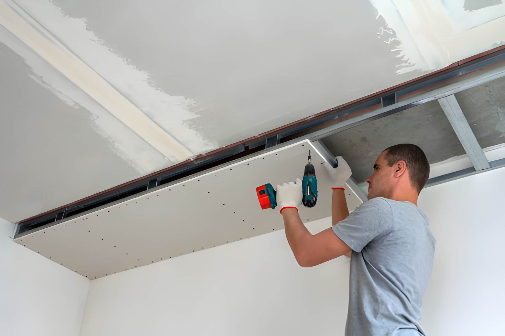 Gypsum Ceiling Installation